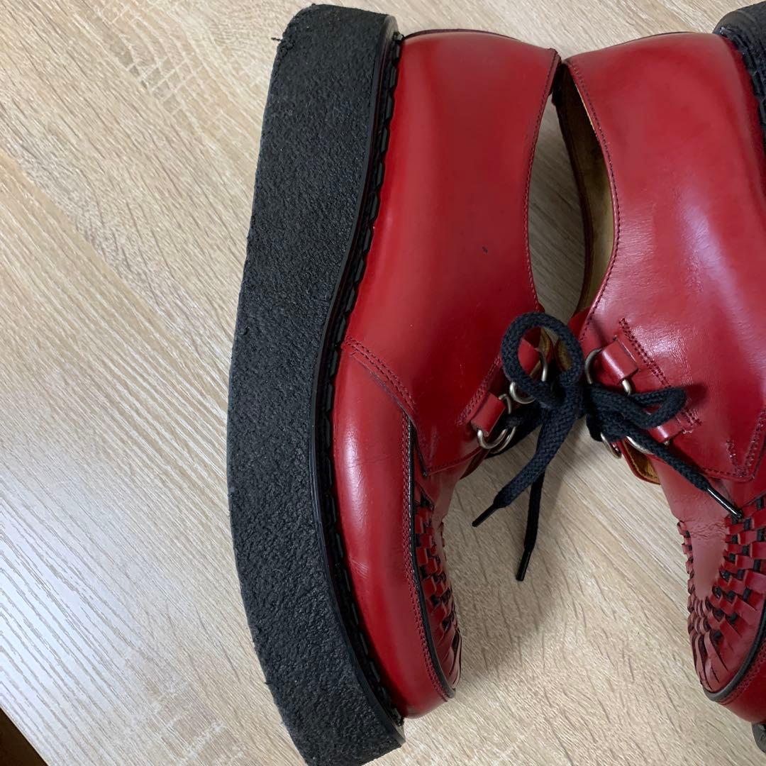 FKさん専用e coxラバーソール(UK8)レッドカラー(中古品)