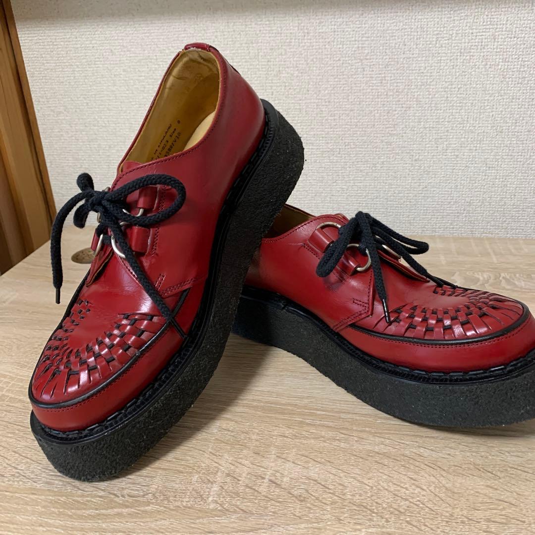 FKさん専用e coxラバーソール(UK8)レッドカラー(中古品)