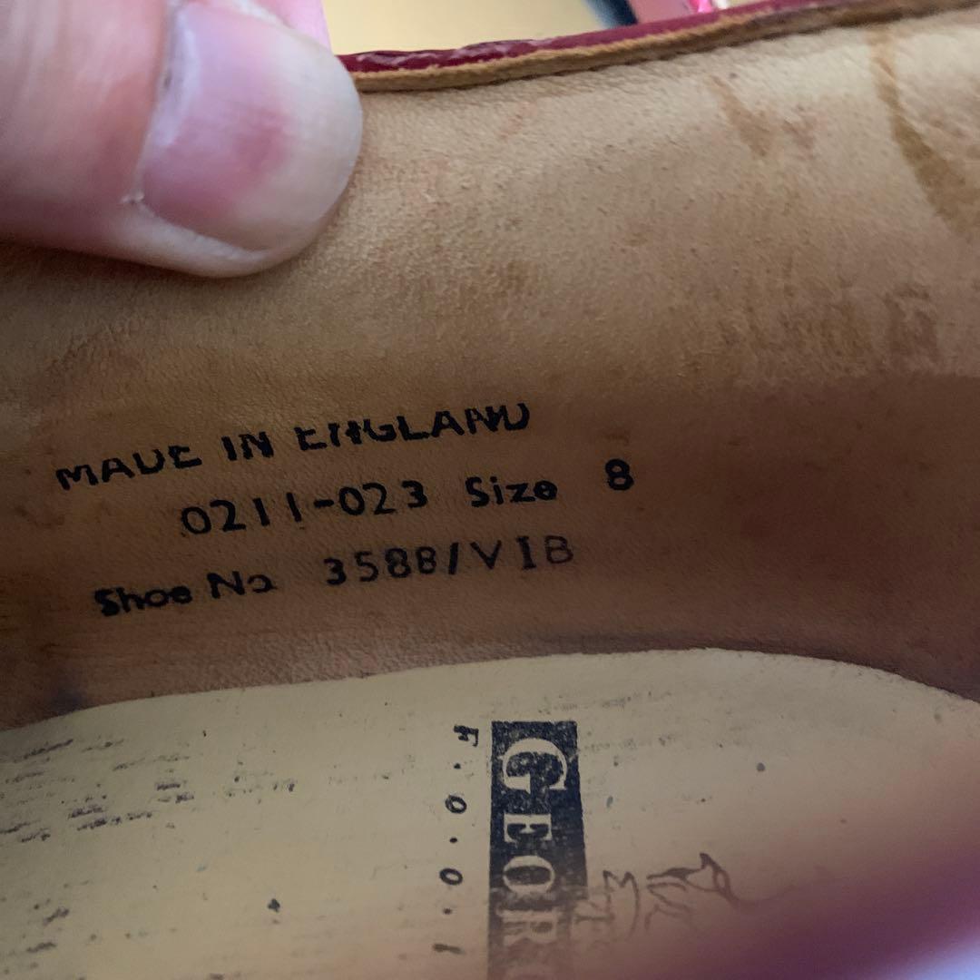 FKさん専用e coxラバーソール(UK8)レッドカラー(中古品)