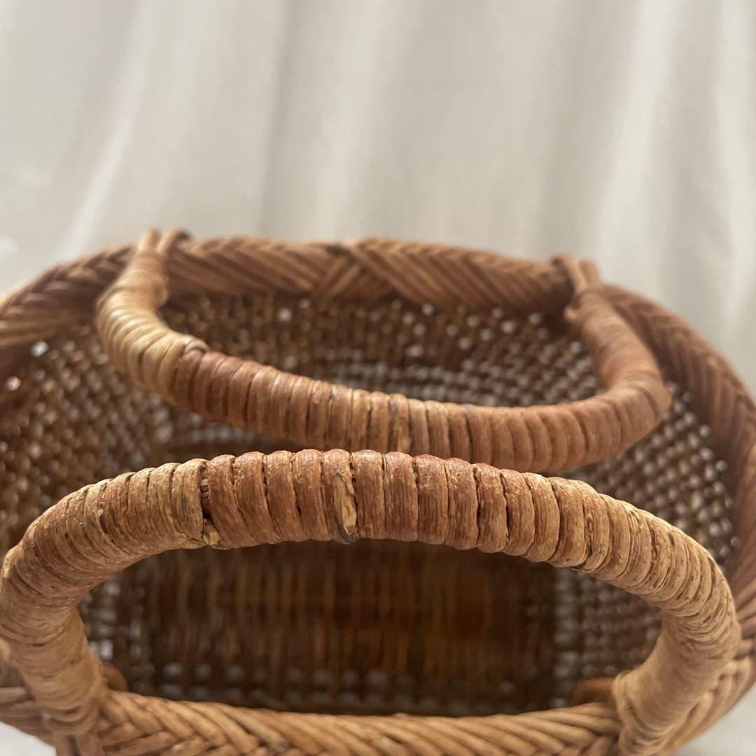 中川原信一さん　あけび籠　小さめ