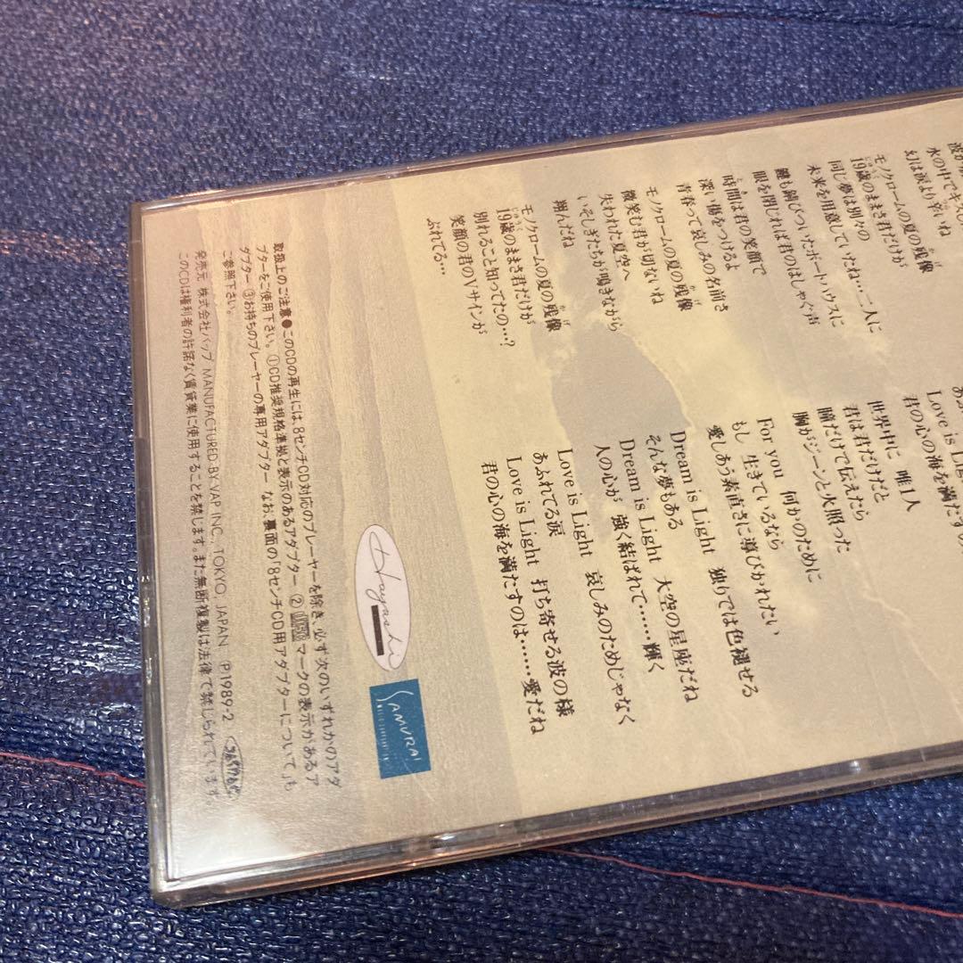 林哲司　VAP盤 .モノクロームの夏 8センチ8cmシングル邦楽CD