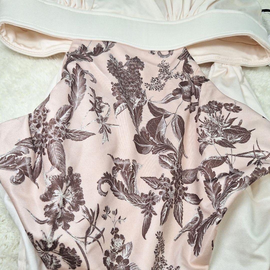 エイミーイストワール 水着 カッティングドレープワンピース MIXBROWN S