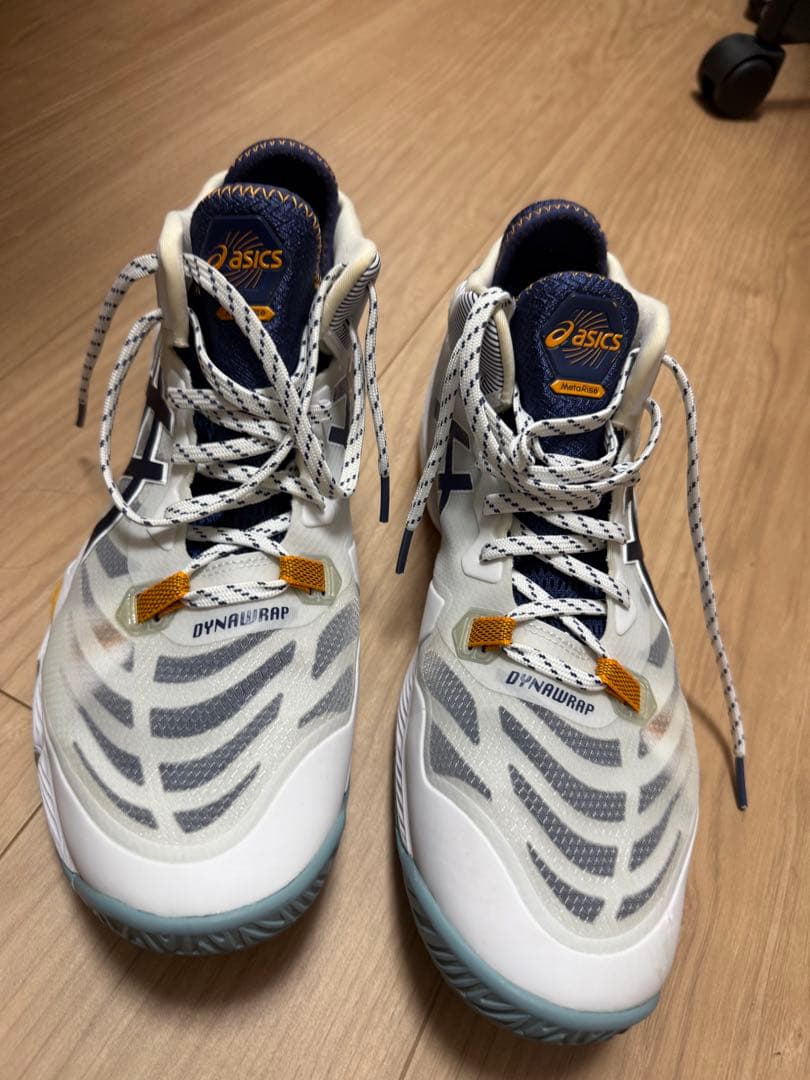 ASICS バレーボールシューズ 28.5cm RISE メタライズ