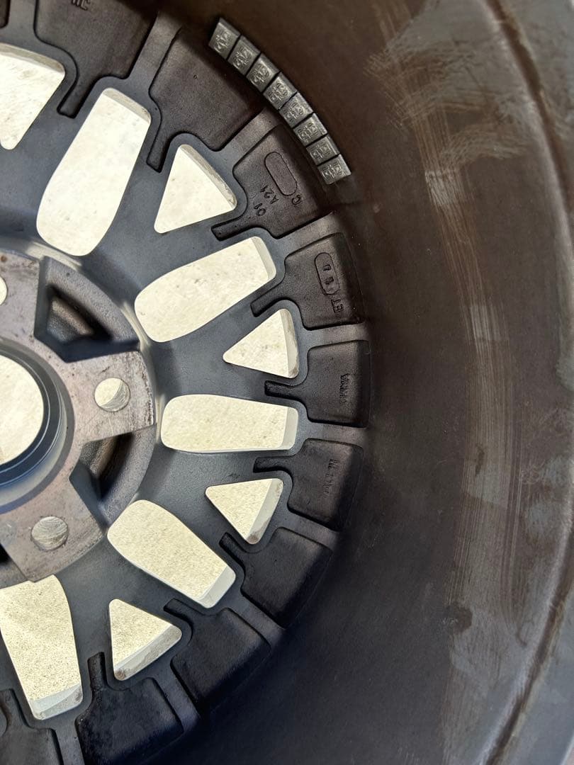 9.5jメーカー不明メッシュホイール