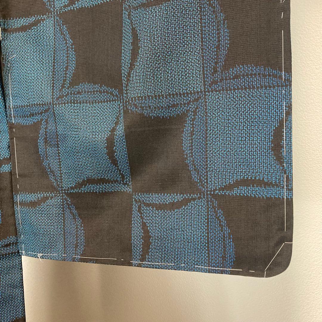 ZF-1321 大島紬 横双 正絹 お洒落 モダン 高級 ハイセンス