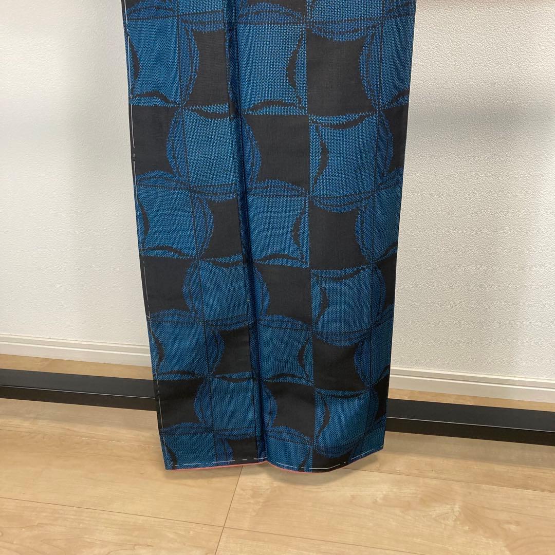 ZF-1321 大島紬 横双 正絹 お洒落 モダン 高級 ハイセンス