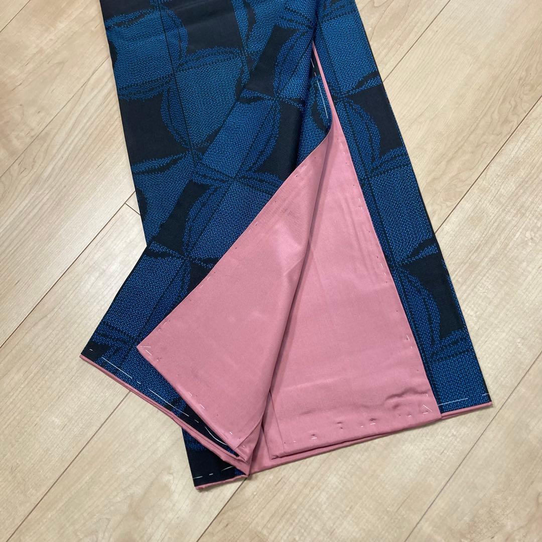 ZF-1321 大島紬 横双 正絹 お洒落 モダン 高級 ハイセンス