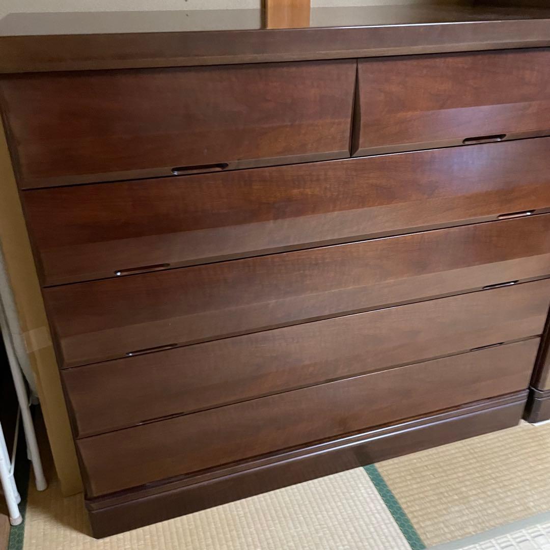 底値到達！　整理ダンス　美品　ブラウン木製チェスト