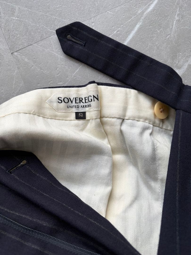 UNITED ARROWS SOVEREIGN チョークストライプ スーツ