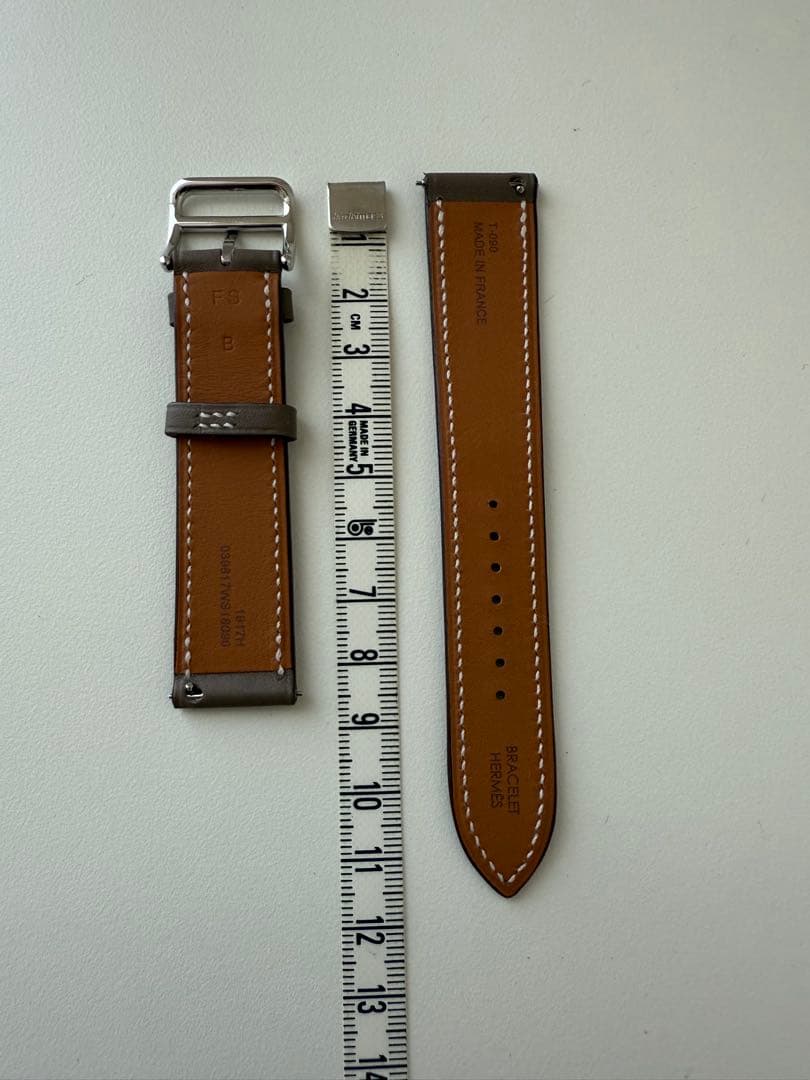 【HERMES/エルメス　ケープコッド用純正ベルト　エトゥープ】