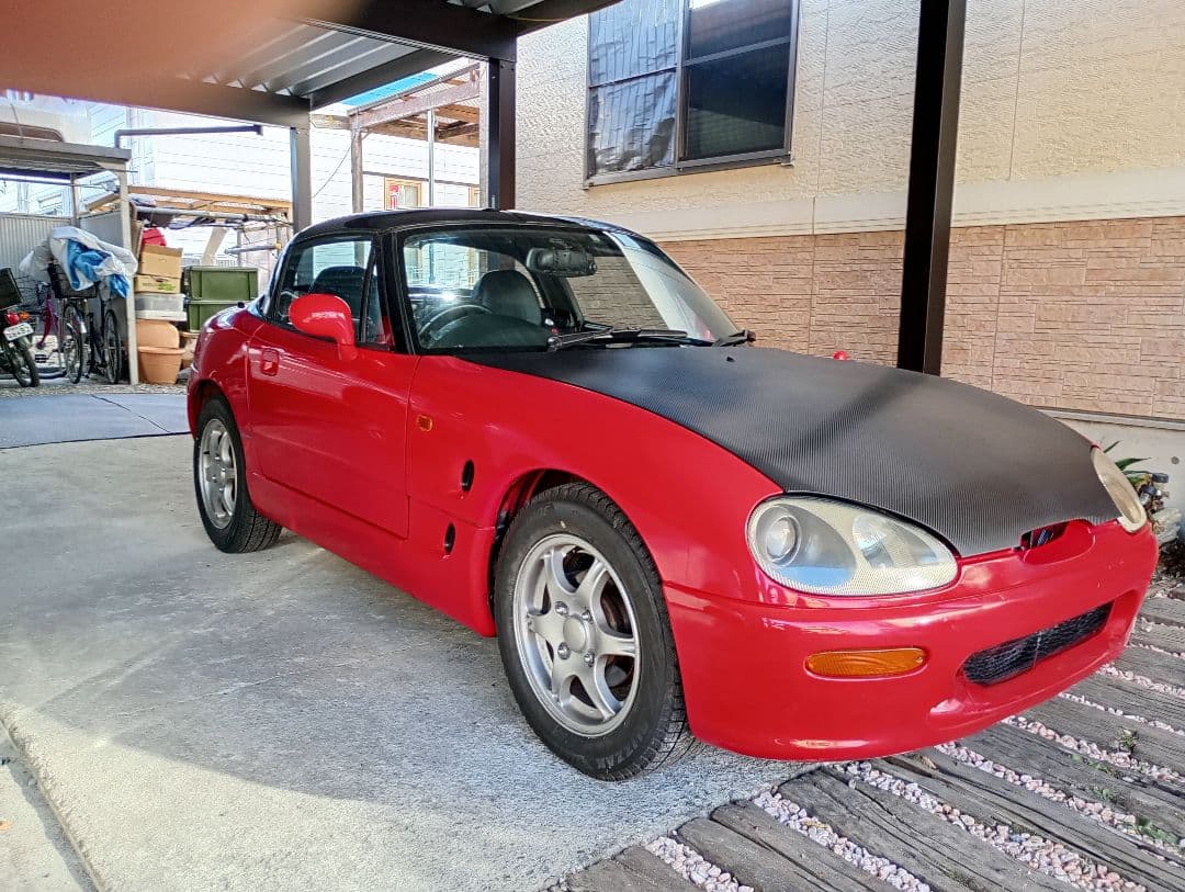 EA11R 21R　カプチーノ　ボンネット　カーボン柄　希少　良品