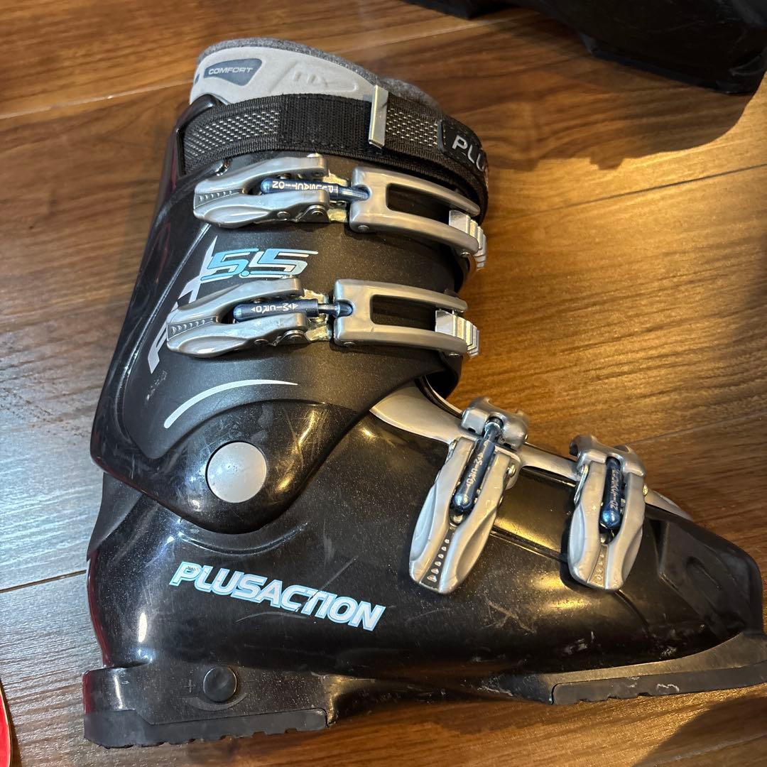 美品NISHIZAWA ショートスキー ブーツセット