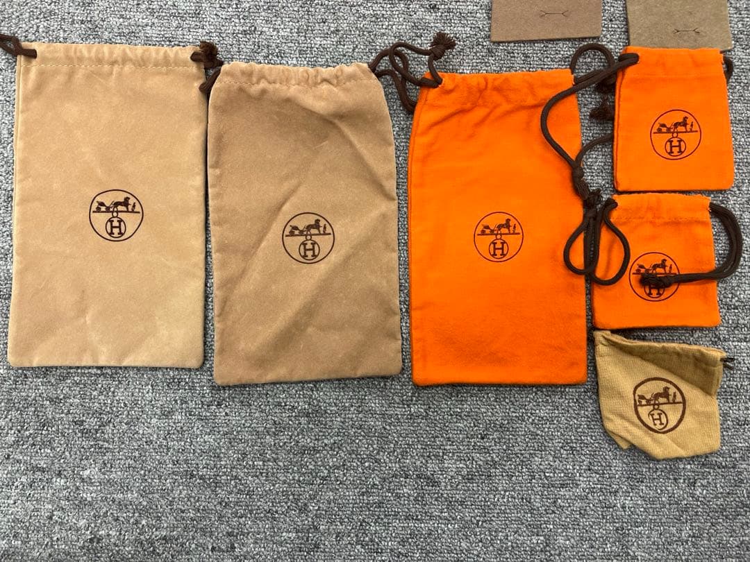 エルメス 巾着 保存袋 ダストバッグ 小物用 26点 セット サイズ色々
