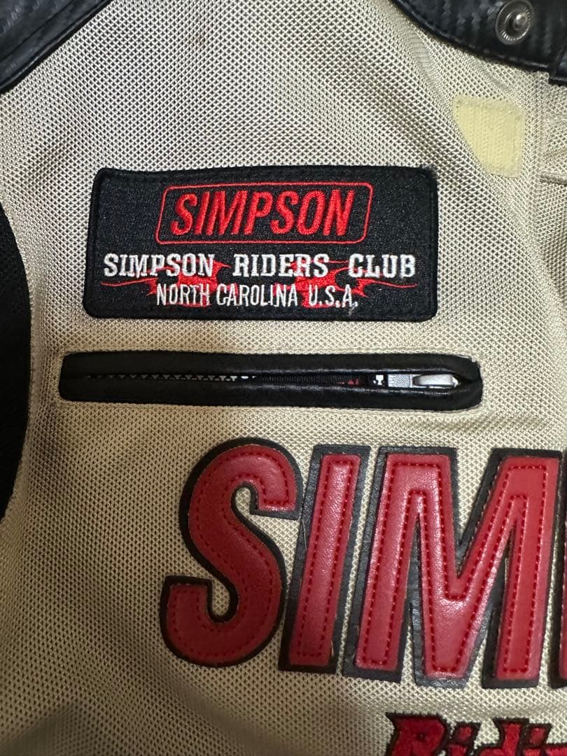 激レア　SIMPSOM プロテクター付きジャケット