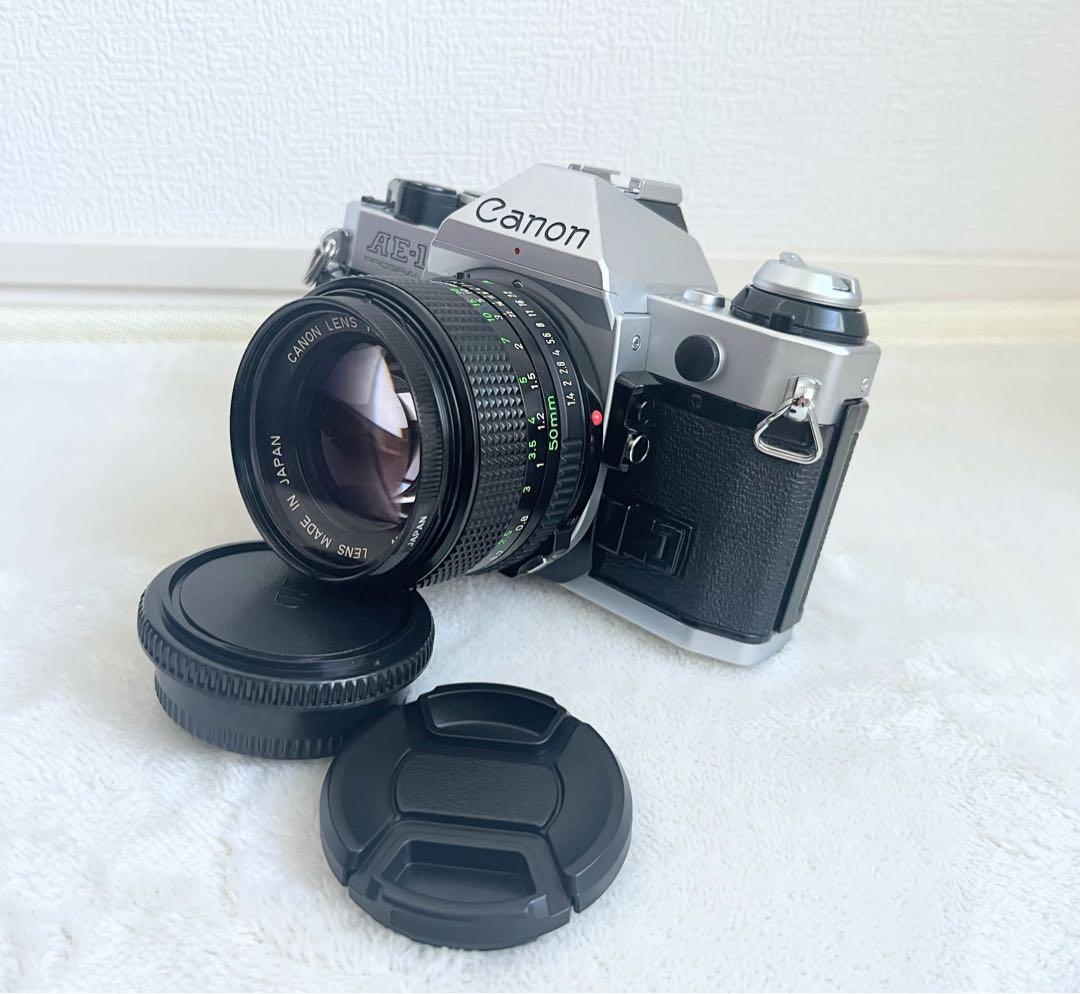 フィルムカメラ Canon AE-1 Program New FD 50mm 1.4
