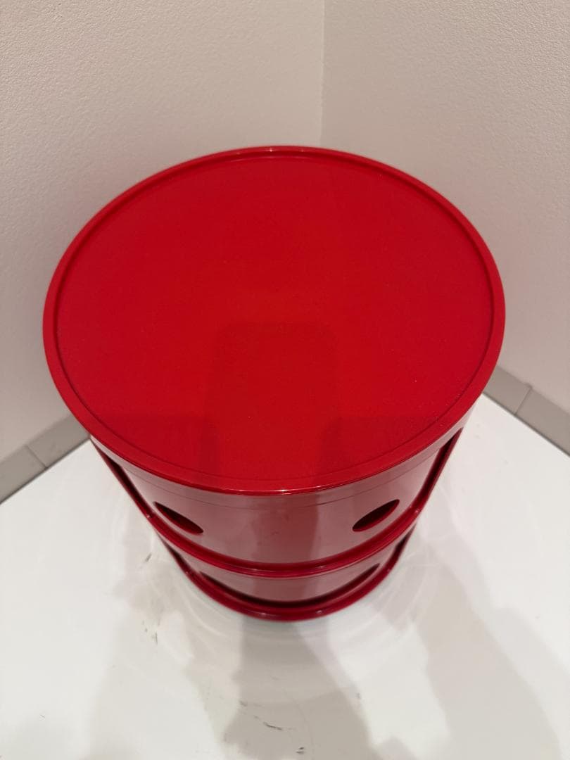 【格安】Kartell カルテル コンポリビニ スマイル 赤 レッド 収納
