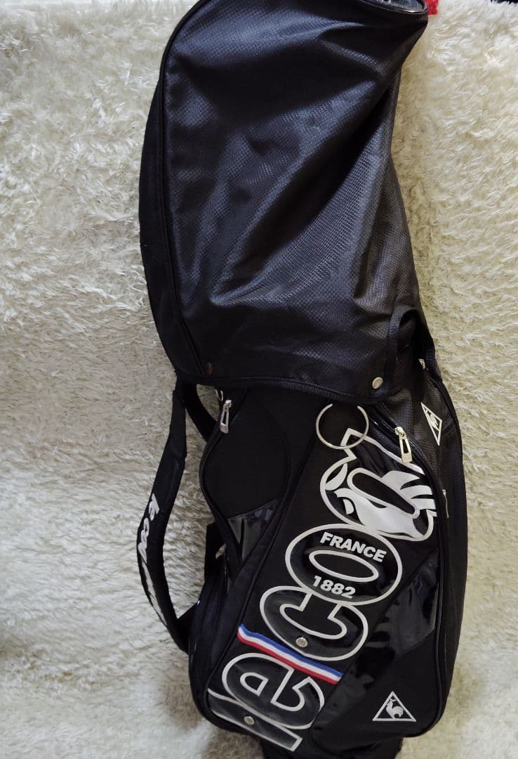 【良品】ルコックスポルティフ キャディバッグ ゴルフバッグ カバー付 5分割