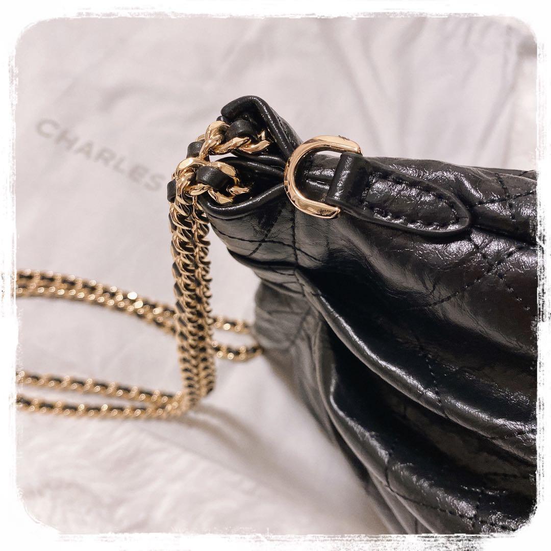 Charles & Keith duoチェーンハンドルツーウェイバックパック L