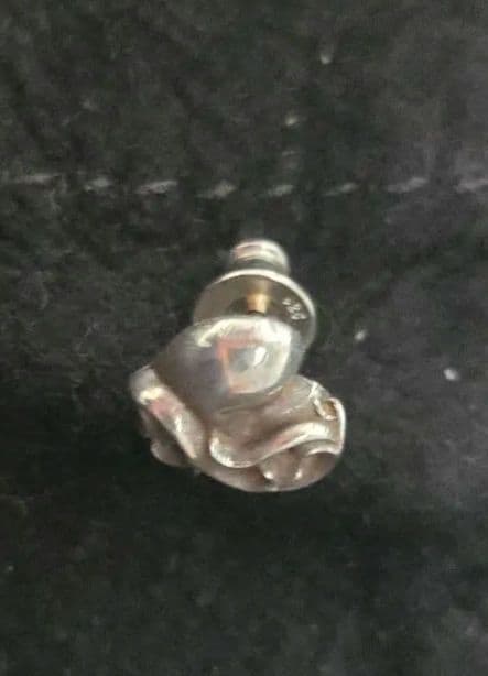 【正規美品】クロムハーツ　ハートスタッドピアス