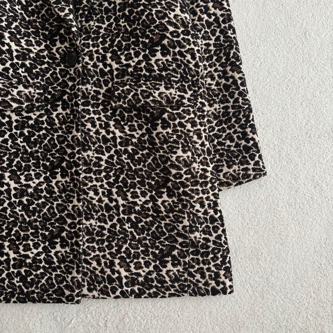 SLOBE IENA レオパード　ジャガード　コクーンコート　スローブイエナ