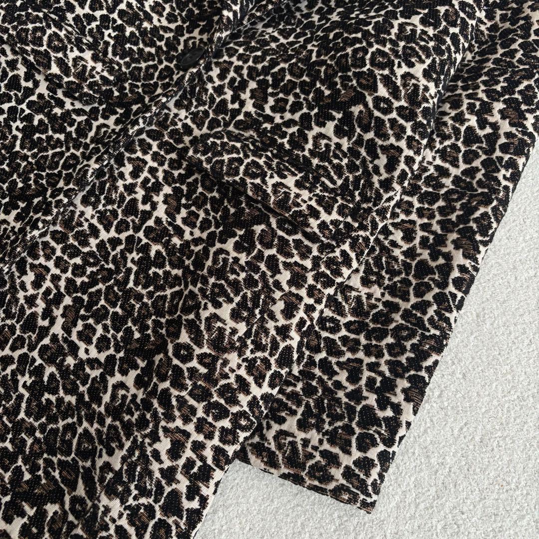 SLOBE IENA レオパード　ジャガード　コクーンコート　スローブイエナ