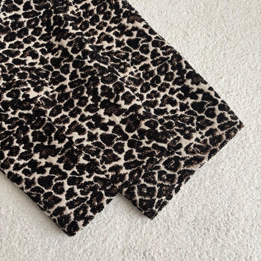 SLOBE IENA レオパード　ジャガード　コクーンコート　スローブイエナ