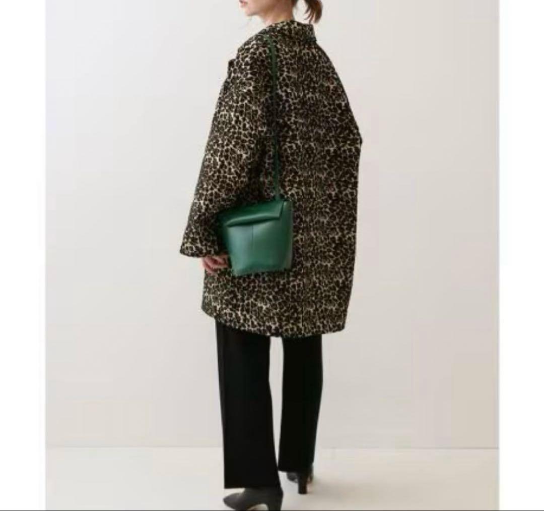 SLOBE IENA レオパード　ジャガード　コクーンコート　スローブイエナ