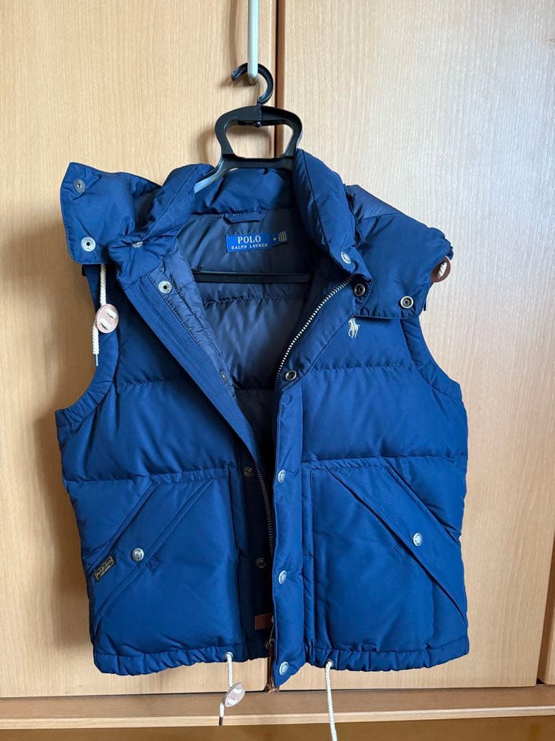 ラルフローレン Ralph Lauren ネイビー ダウンベスト M