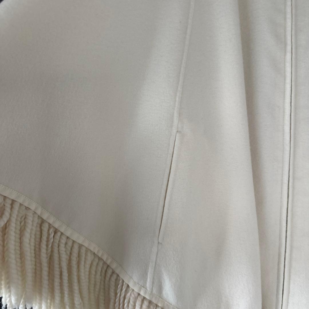 maki 　BLAMINKブラミンク ケープコート カシミヤシルク 38