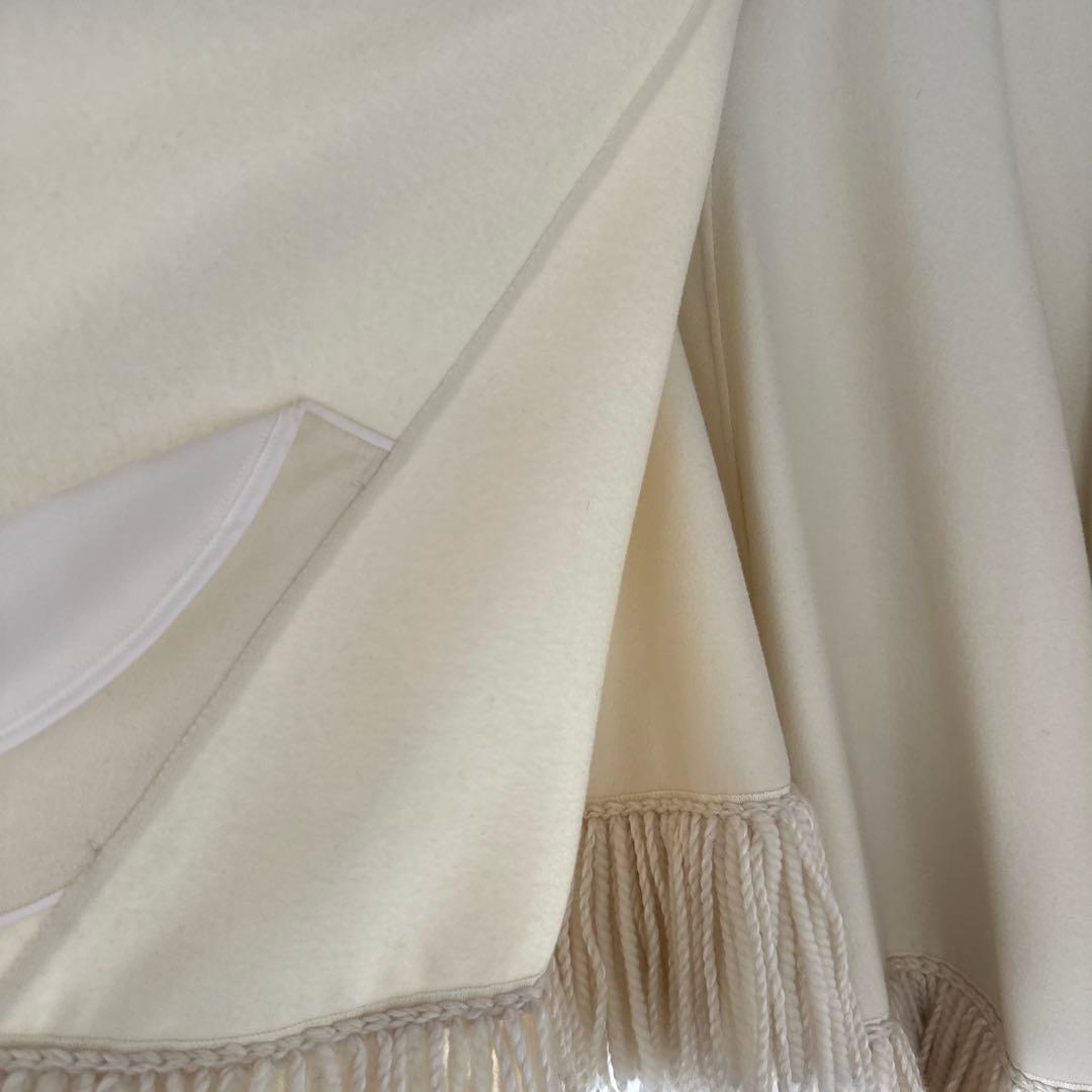 maki 　BLAMINKブラミンク ケープコート カシミヤシルク 38