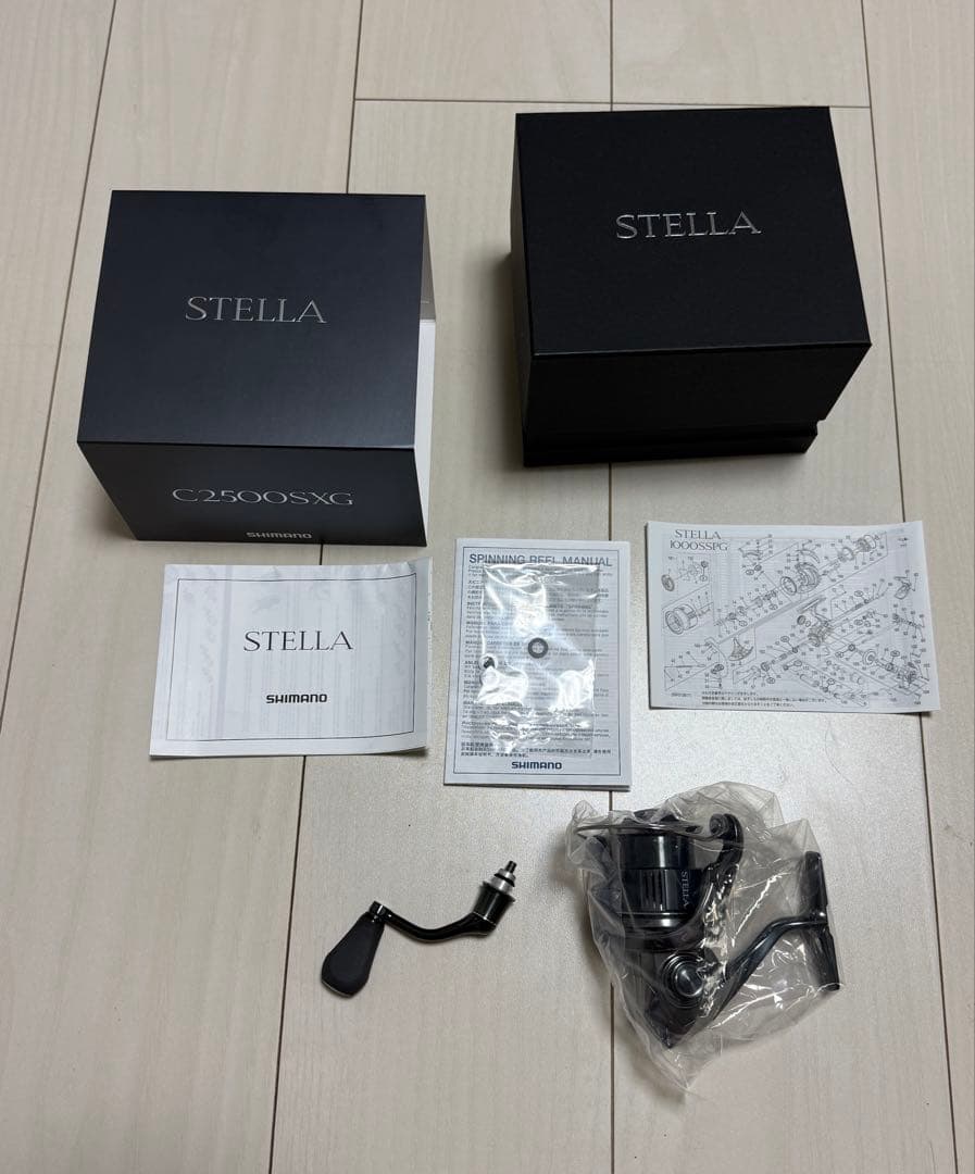 シマノ 22ステラ C2500SXG スピニング　部品完備品　淡水のみ数回使用