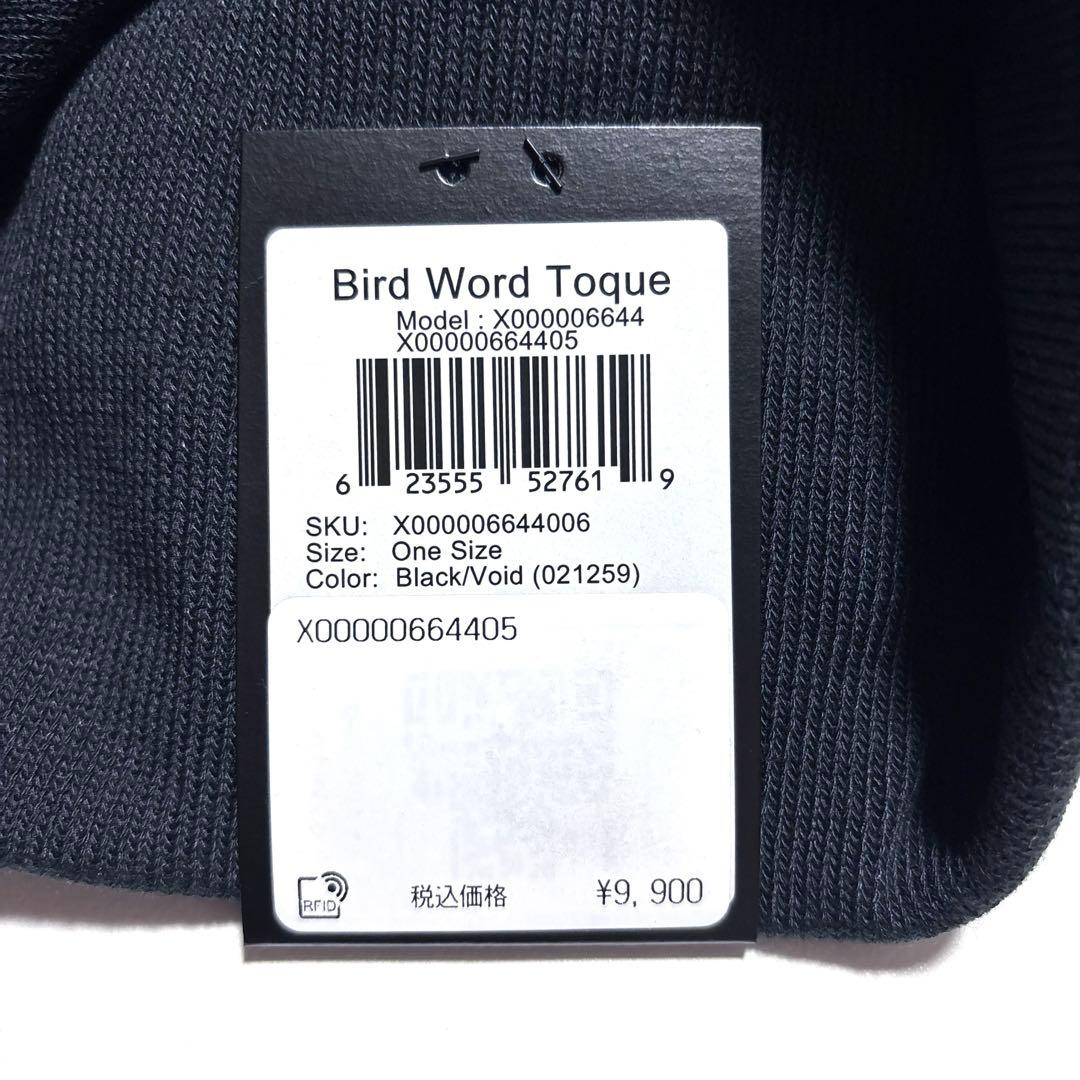 新品 アークテリクス バードワード トーク ブラック ボイド