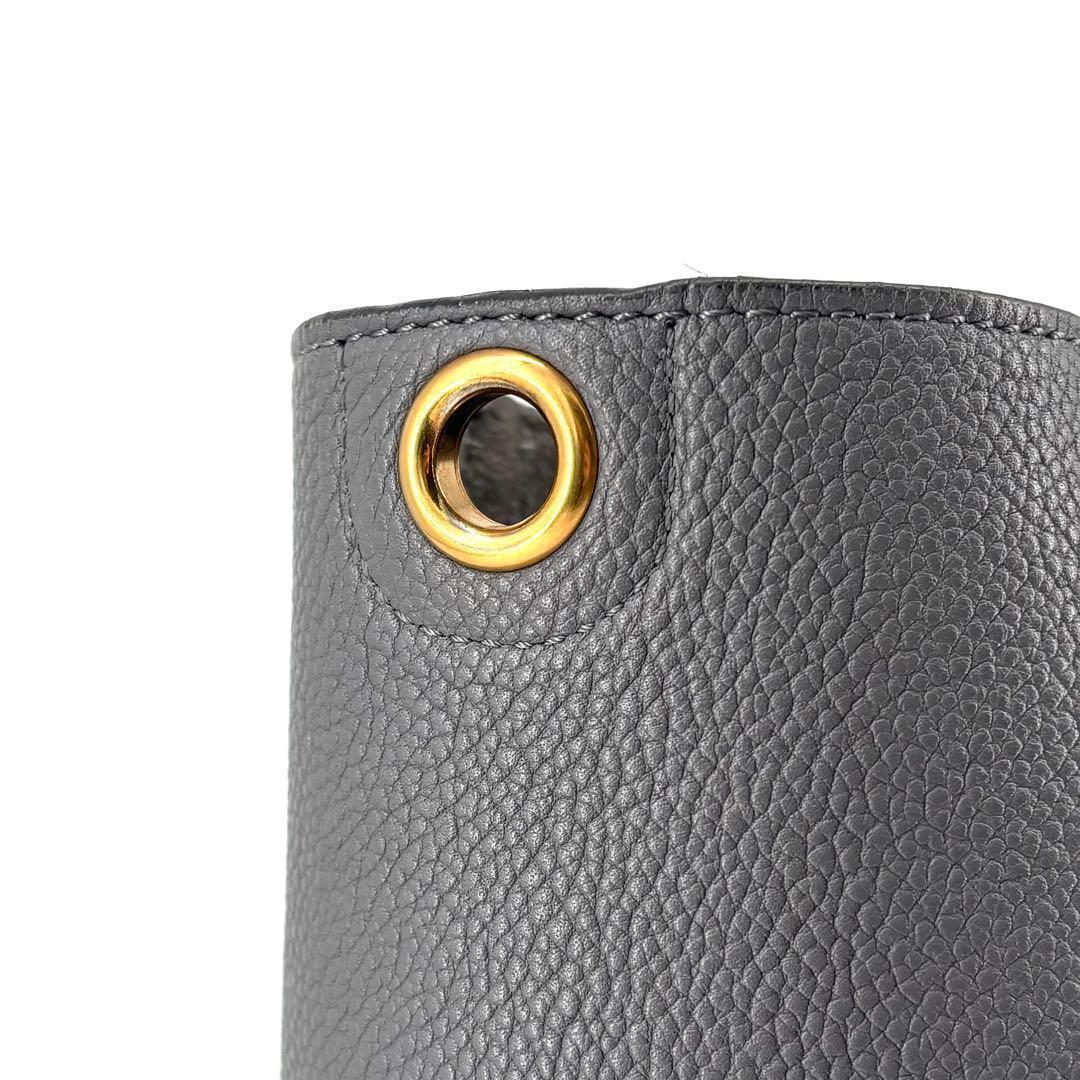 セリーヌ サングルバケット スモール ショルダーバッグ レザー 新ロゴ