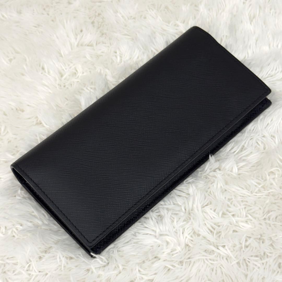 未使用級✨RFID内蔵 PRADA プラダ サフィアーノレザー 長財布 二つ折り