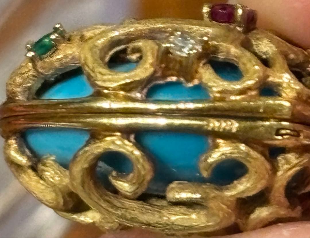 K18ターコイズハートネックレス