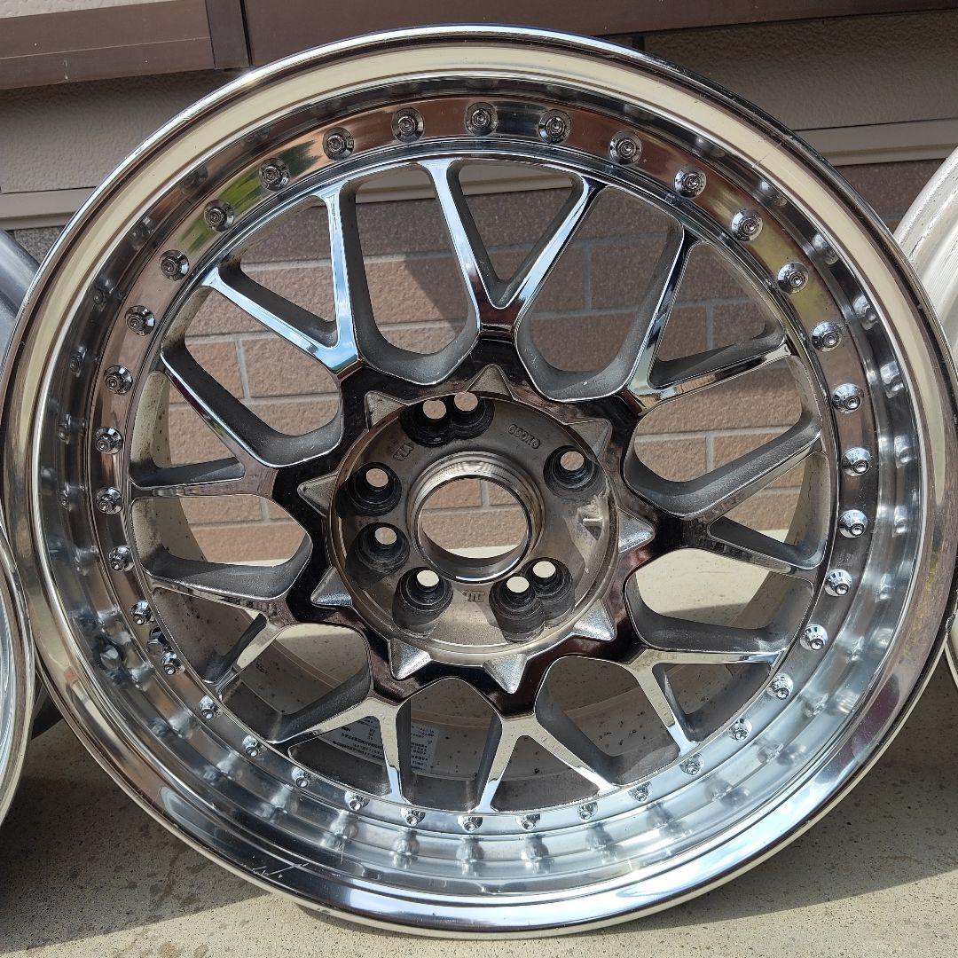 ワークVS,Edition17インチ 114.3オフセット＋22、 マルチ穴4本