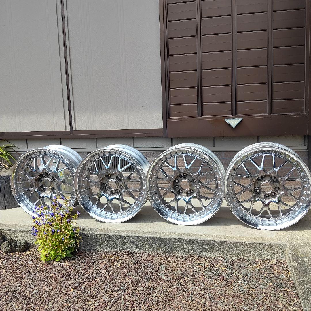 ワークVS,Edition17インチ 114.3オフセット＋22、 マルチ穴4本