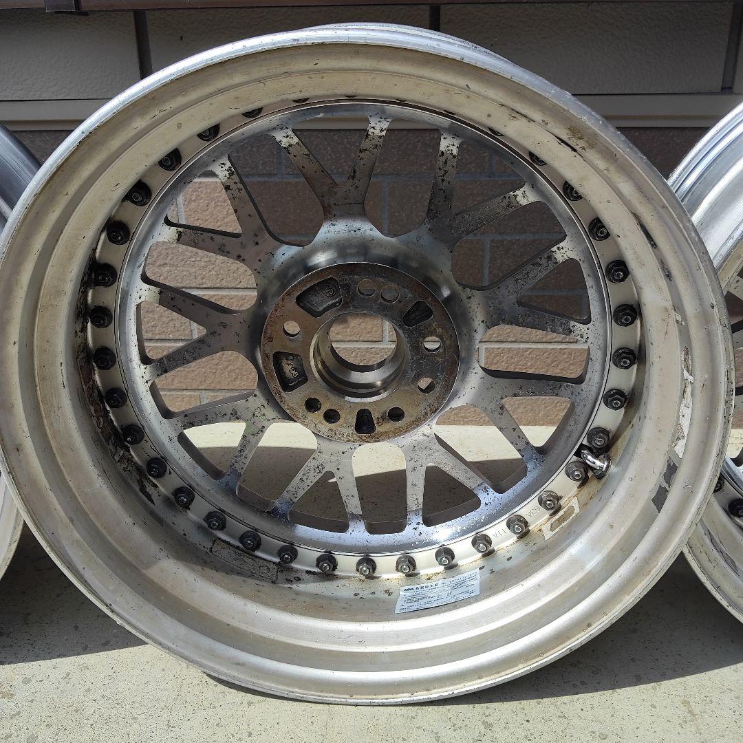 ワークVS,Edition17インチ 114.3オフセット＋22、 マルチ穴4本