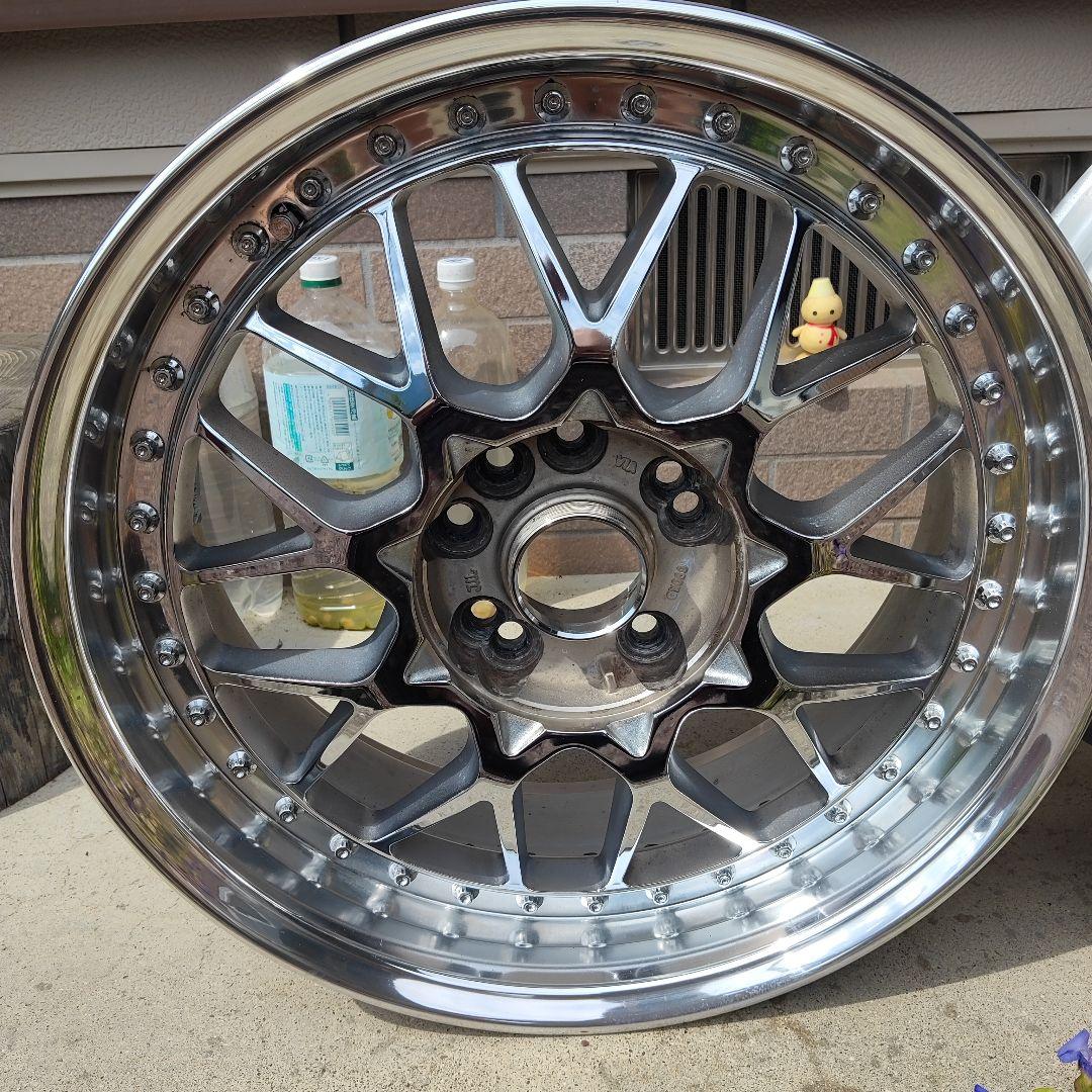 ワークVS,Edition17インチ 114.3オフセット＋22、 マルチ穴4本