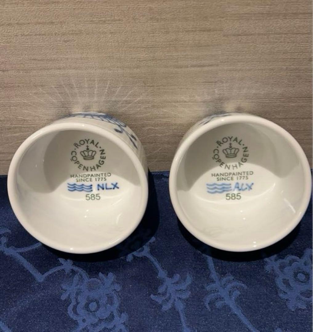 美品◼️ブルーフルーテッド メガ オーブンウェア スフレ ペア