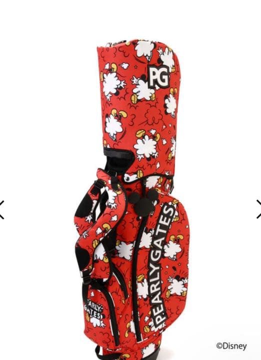 パーリーゲイツ　× ミッキー　マウス　コラボ　89個限定キャディーバッグ
