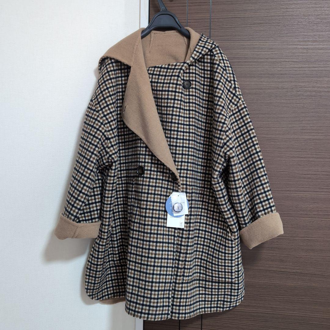 SHIPS anyフード付きポンチョ