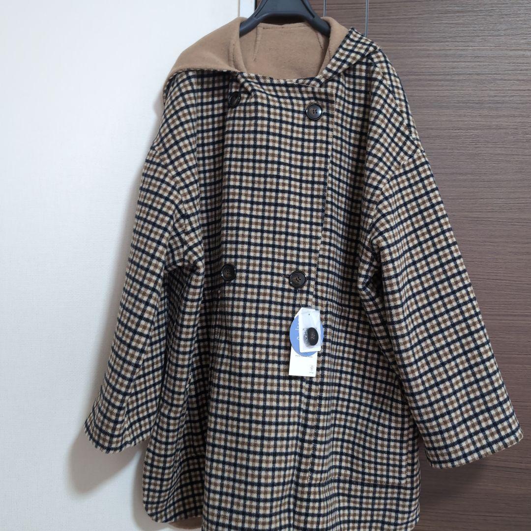 SHIPS anyフード付きポンチョ