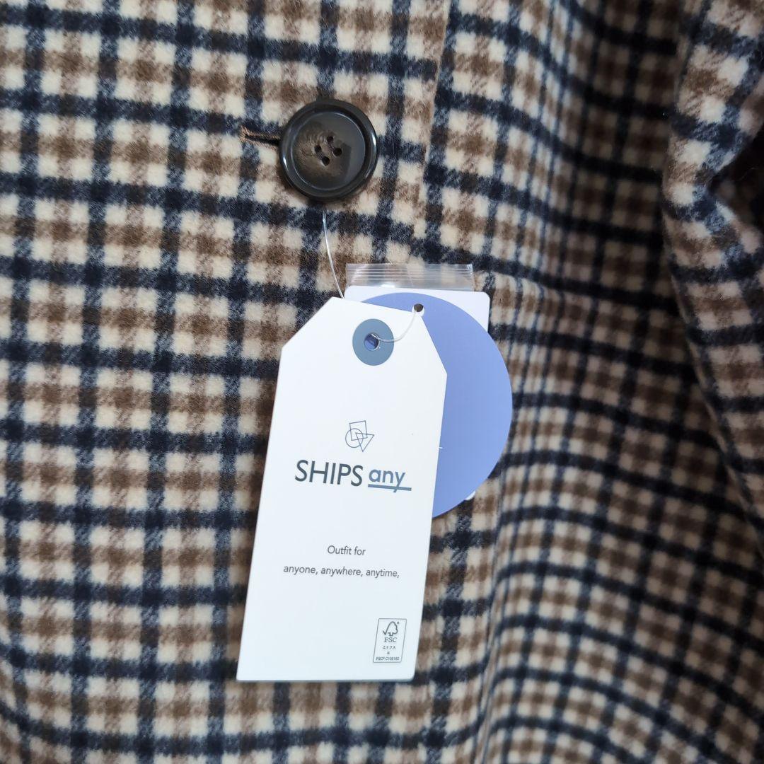 SHIPS anyフード付きポンチョ