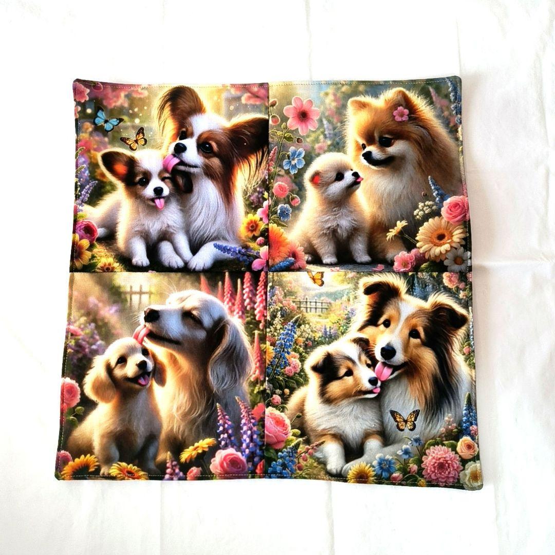 Yourelia様】ハンドメイドオーダー★犬猫★ガーゼハンカチ　12点