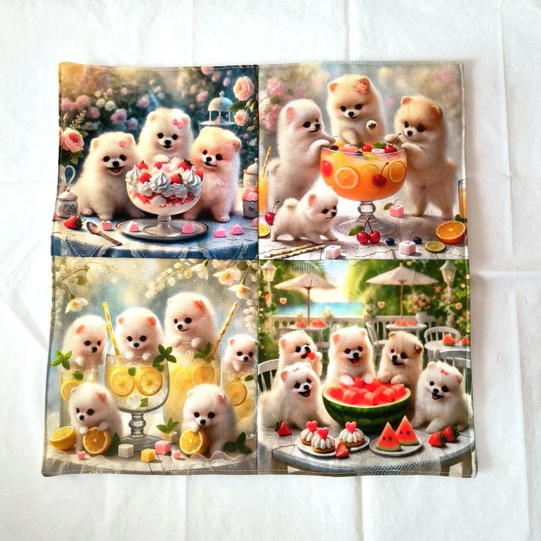 Yourelia様】ハンドメイドオーダー★犬猫★ガーゼハンカチ　12点