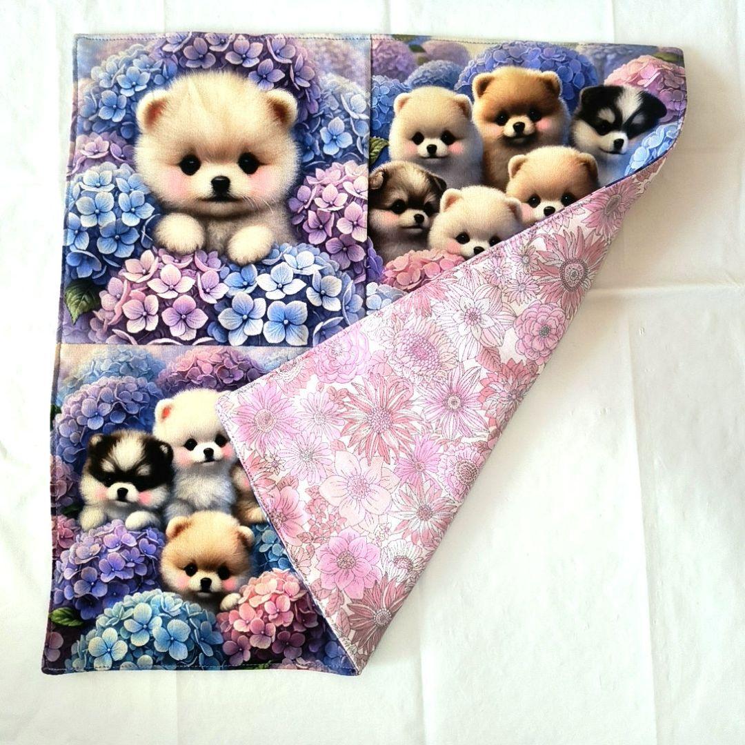 Yourelia様】ハンドメイドオーダー★犬猫★ガーゼハンカチ　12点