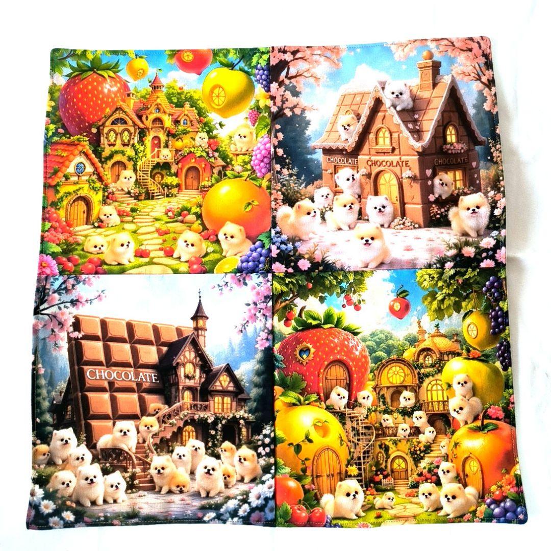 Yourelia様】ハンドメイドオーダー★犬猫★ガーゼハンカチ　12点