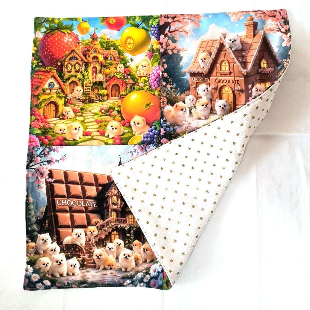 Yourelia様】ハンドメイドオーダー★犬猫★ガーゼハンカチ　12点