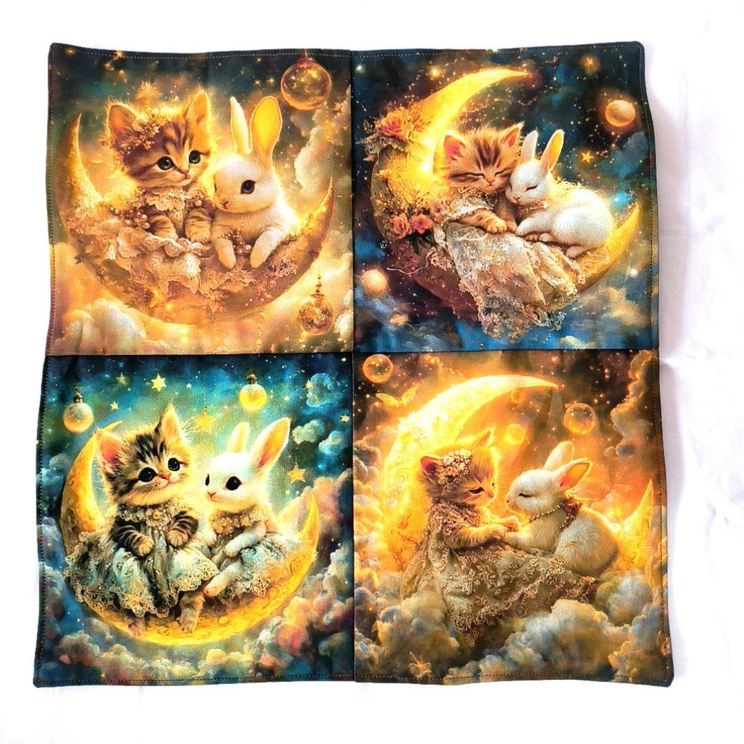 Yourelia様】ハンドメイドオーダー★犬猫★ガーゼハンカチ　12点